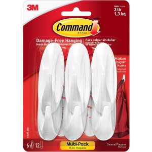 Command 中号挂钩 6个 免钉