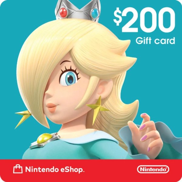  eShop 礼品卡 $200 Email发送