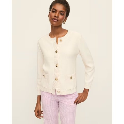 Ann TaylorCrew Neck Cardigan