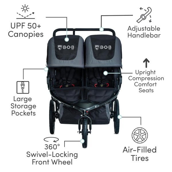 BOB Gear Revolution Flex 3.0 儿童双人推车