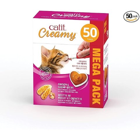 Catit 鸡虾味猫舔食 50支
