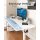 Electric Standing Desk 71x35 Inch White