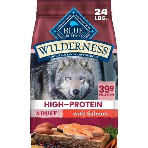 Blue Buffalo Wilderness Salmon Adult Dog Food 24 lbs