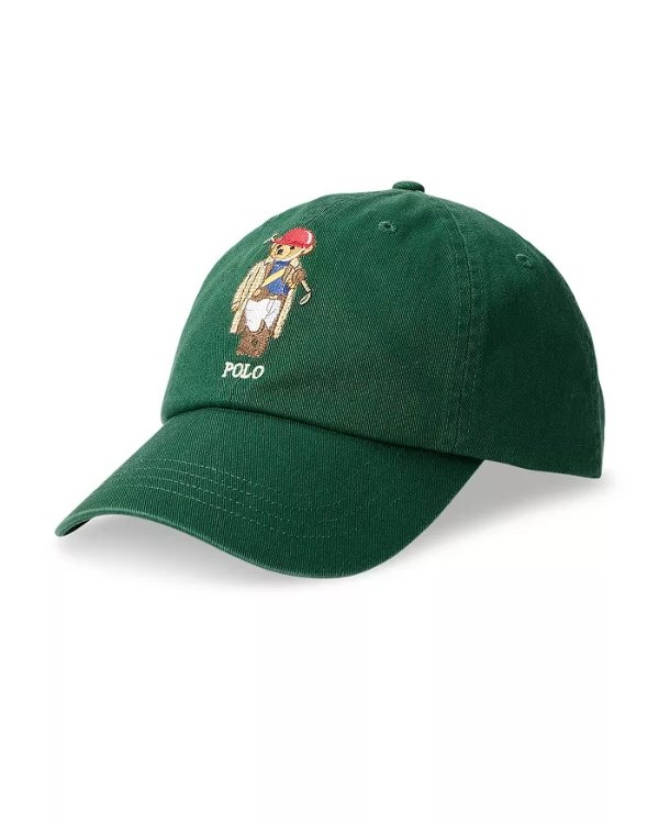 Polo Bear 斜纹棒球帽