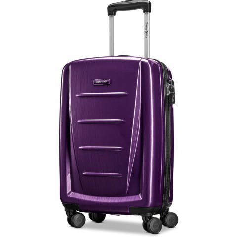 Samsonite Winfield 2 紫色硬壳行李箱 20英寸