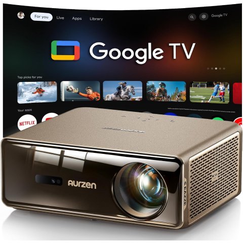 Aurzen EAZZE D1 MAX Projector 4K Ultra-Bright 1000 Lumens