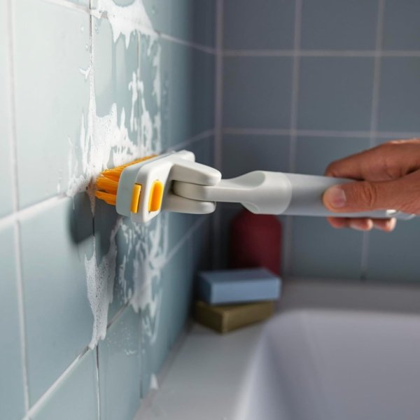  CleanTech Tile and Tub Scrubber V-Shaped Bristles