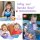 QQKO Kids Bento Lunch Box Purple 4 Compartments