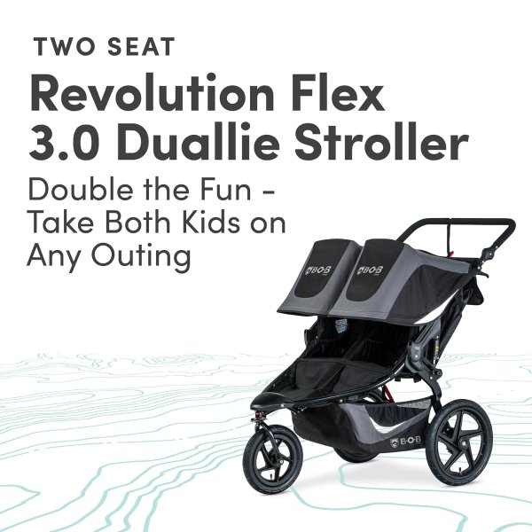 BOB Gear Revolution Flex 3.0 儿童双人推车