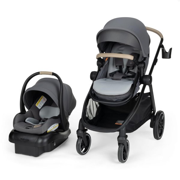 Maxi-Cosi Zelia Pro Travel System Lightweight Sea Salt