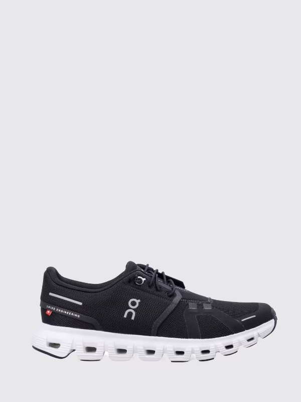 On Running Cloud 6 Recycled Mesh Sneakers Black