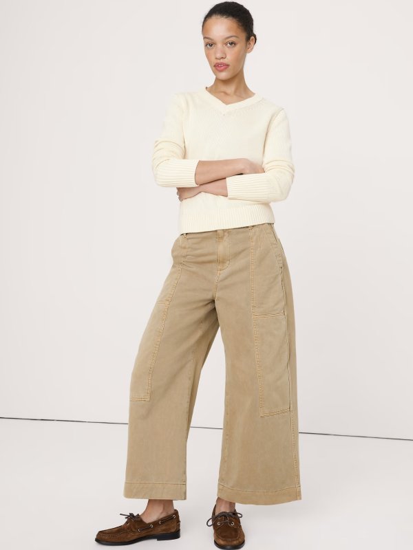 Banana Republic Larkspur V领毛衣