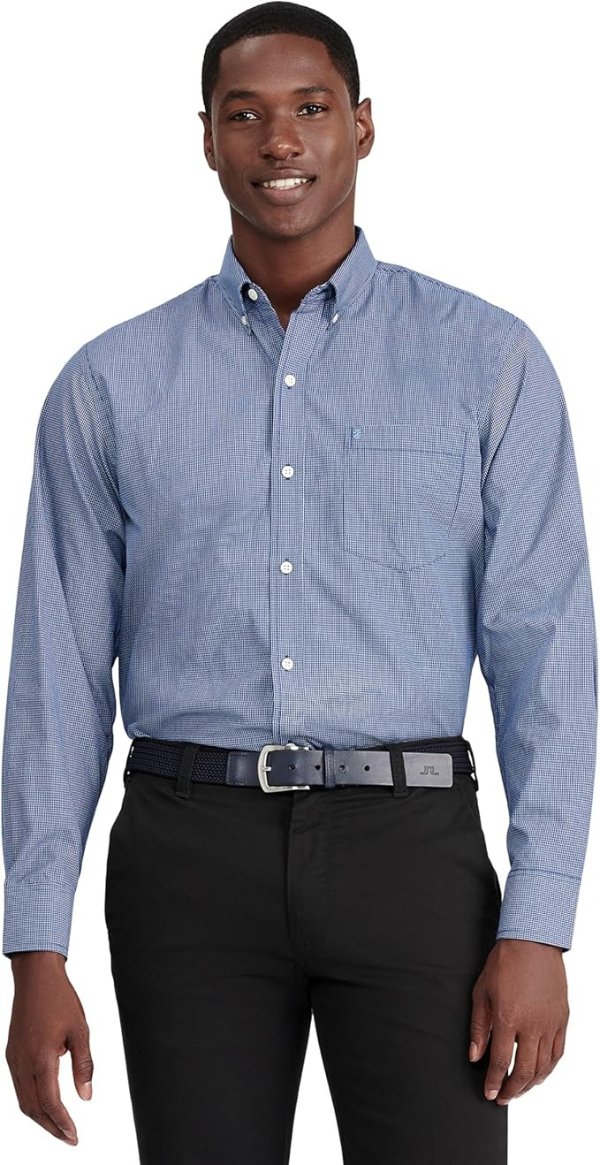 Performance Plaid Long Sleeve Shirt