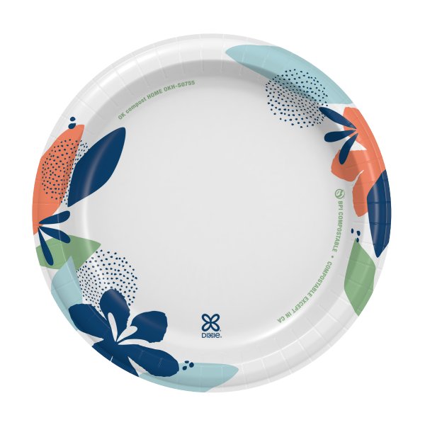 Dixie Everyday Paper Lunch Plates 8.5 Inch 100 Count
