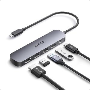 ANKER  5合1 USB-C集线器 4K HDMI 90W供电