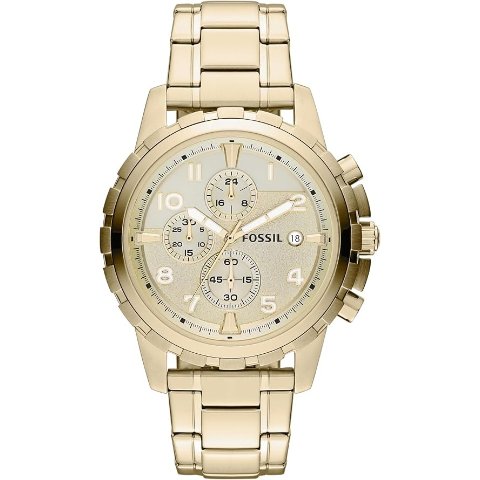 Fossil Dean 男士石英不锈钢腕表