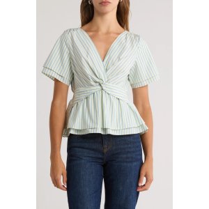 Caspien Front Knot Cotton Top Women