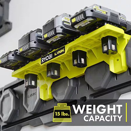 RYOBI LINK ONE+ Battery Shelf 2-Pack
