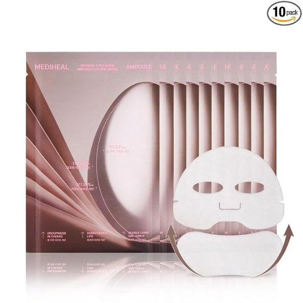 Retinol Collagen Ampoule Lifting Mask 10 Count