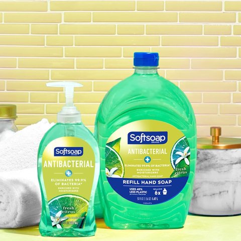 Softsoap 抗菌洗手液 柑橘香 6瓶装