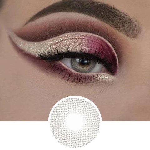 Misaki Cotton Series Charcoal Grey Contacts 14.2mm