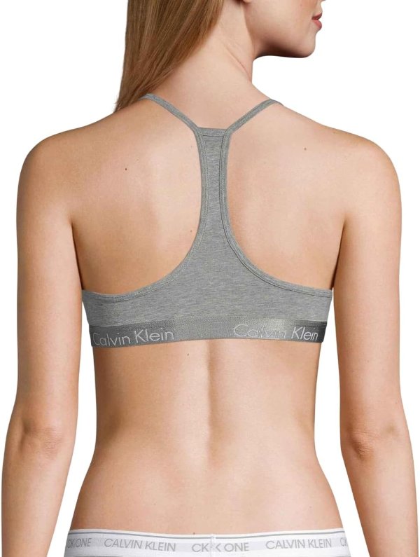 Calvin Klein Motive Cotton Lightly Lined Bralette