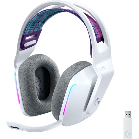 Logitech G733 Wireless Gaming Headset White