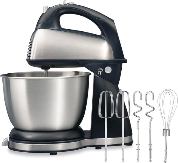 Hamilton Beach Classic Stand Hand Mixer 4 Quart Black