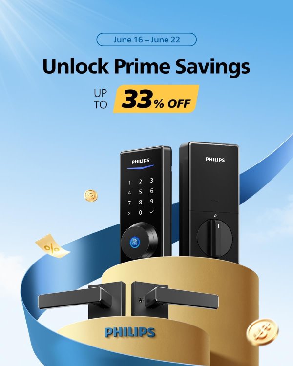 Smart Door Lock with Handle Fingerprint Unlock