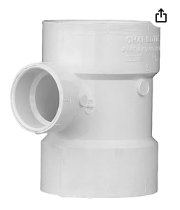 Amazon.com CHARLOTTE PIPE 3 x 3 x 1 1/2 DWV SANITARY TEE REDUC DWV (DRAIN, WASTE AND VENT) 