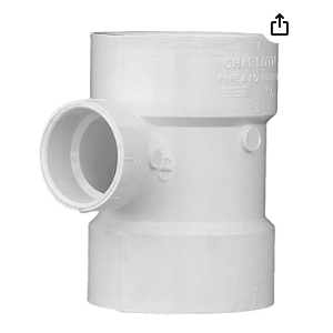 $5.19 Amazon.com CHARLOTTE PIPE 3 x 3 x 1 1/2 DWV SANITARY TEE REDUC DWV (DRAIN, WASTE AND VENT) 