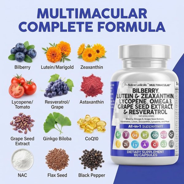 Clean Nutra Lutein 40mg Eye Health Tablets