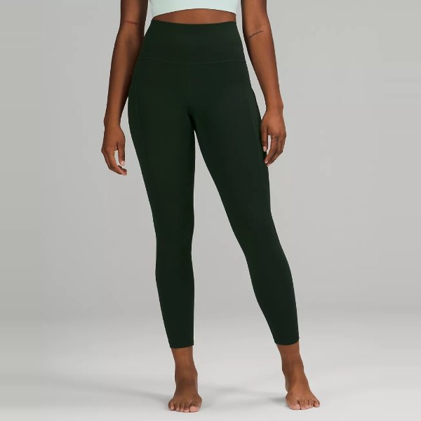 Lululemon Align 雨林绿口袋版瑜伽裤