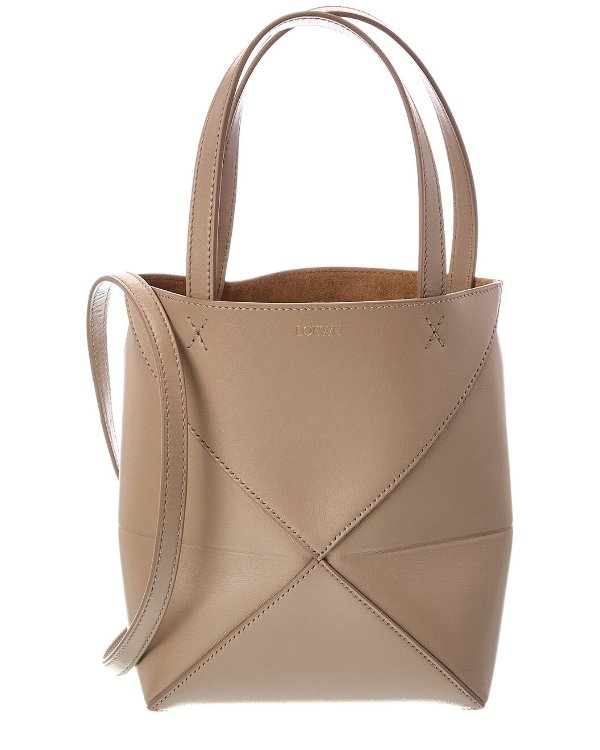 Puzzle Mini Leather Tote