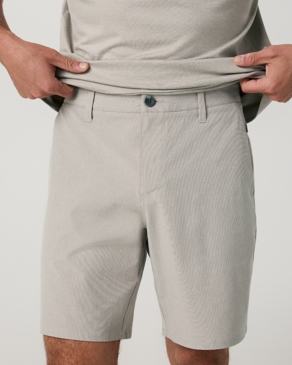 Aim Short 8 Inch Khaki Hemp
