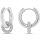 Amazon Essentials Hoop Earrings with Glass Circle
