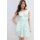  Women's Light Turquoise Eyelet Dress