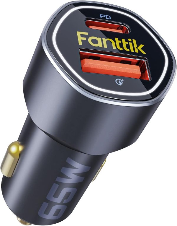 Fanttik 65W USB-C 车载充电器