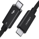 IVANKY Thunderbolt 5 编织线 3.3英尺 120Gbps