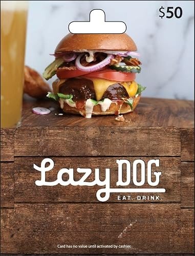 Lazy Dog Physical Gift Card $50