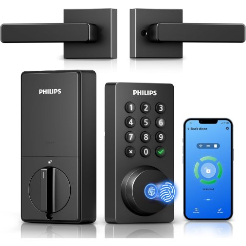 PhilipsDDL702-1H 智能门锁 指纹 WiFi