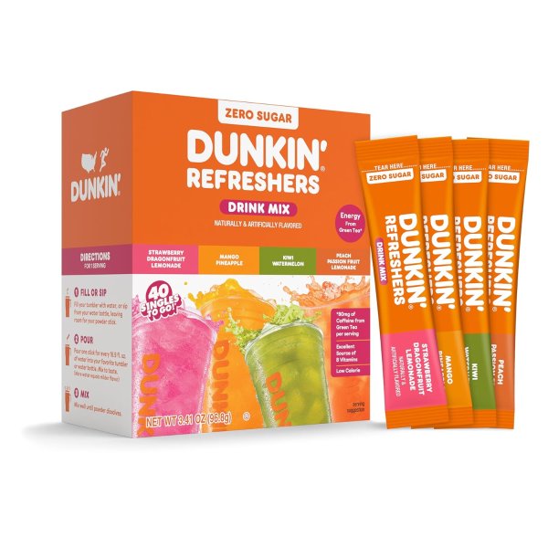 Dunkin’ 零糖饮品粉 40包