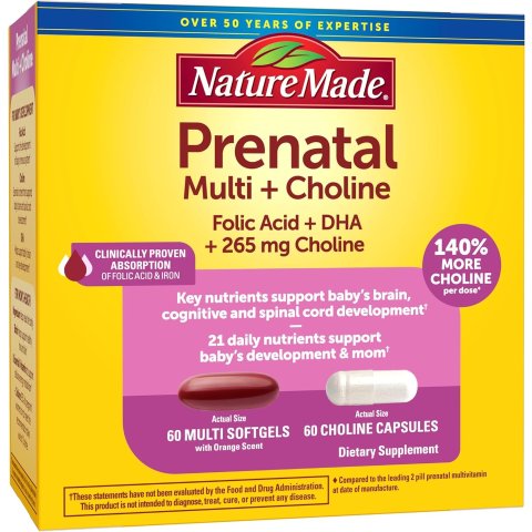 Prenatal Softgels with Folic Acid DHA 60 Count