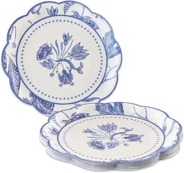 Kate Aspen Blue Willow Paper Plates 16 Pack
