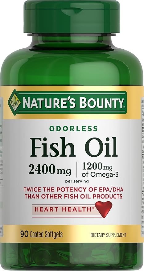 Fish Oil Softgels 1200mg 90 Count