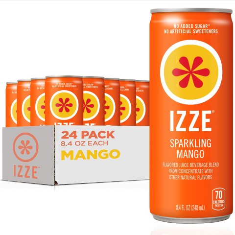 Mango Sparkling Water 8.4oz 24 Cans