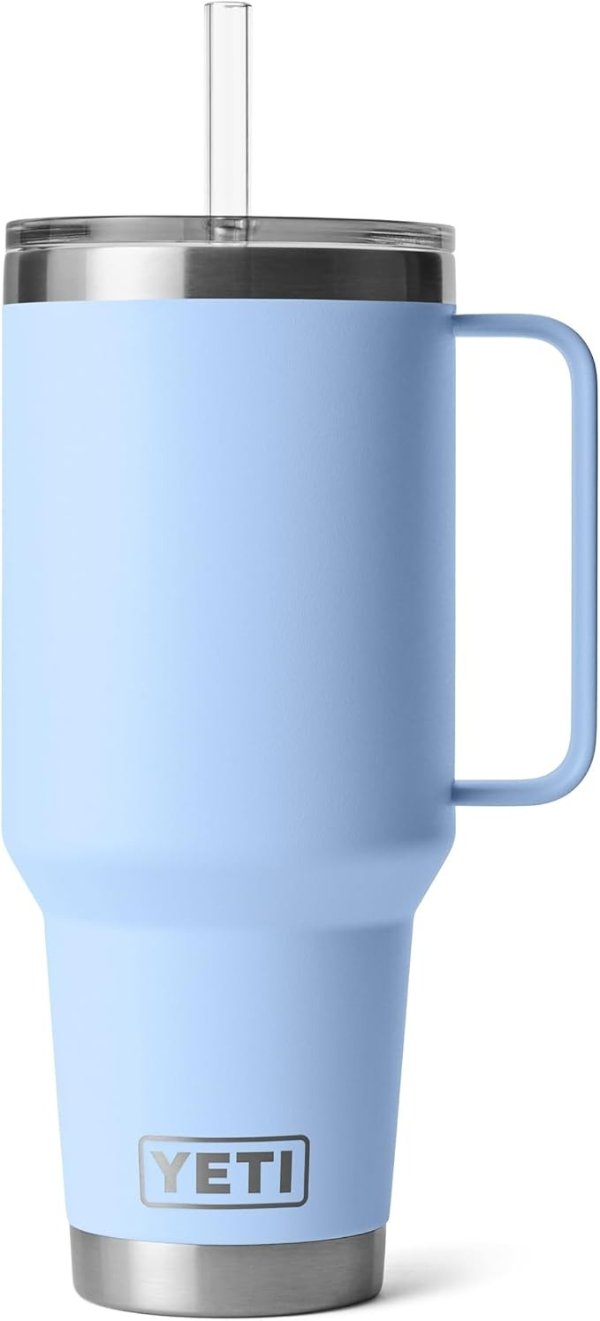 Rambler 42 oz Tumbler with Handle Big Sky Blue