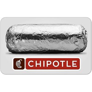 Chipotle 电子礼品卡 数字送达