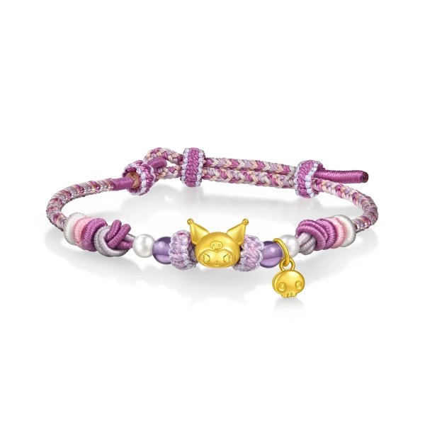 Kuromi 999 Gold Bracelet