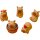 3D Capybara Shoe Charms Set 5PCS